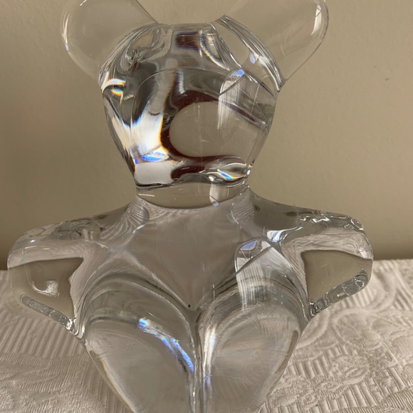 Daum Crystal, France, 6" Crystal Bear - Picture 3 of 4